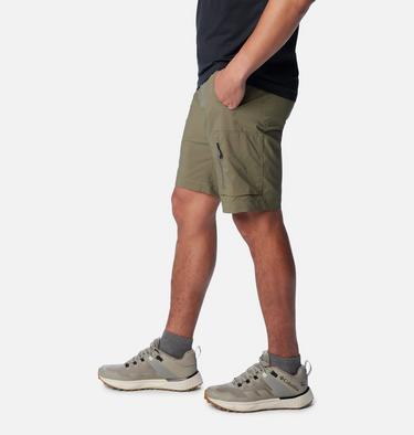 Men's Silver Ridge Utility Cargo Hiking Shorts, Color: Stone Green, image 3