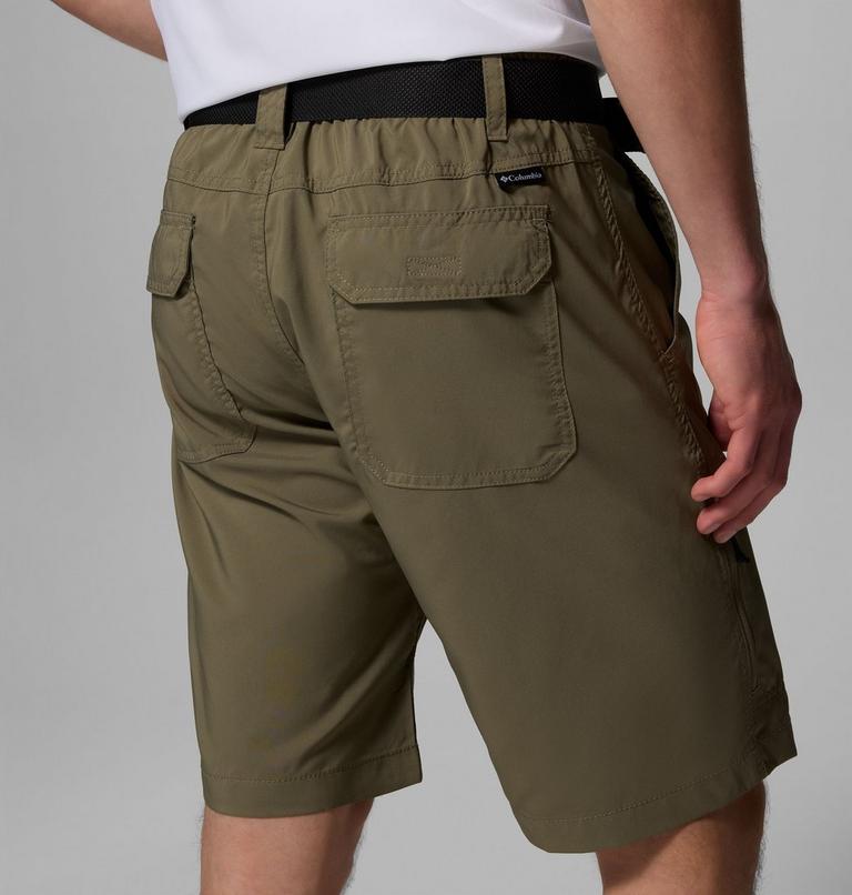 Men's Silver Ridge Utility Hiking Shorts, Color: Stone Green, image 7