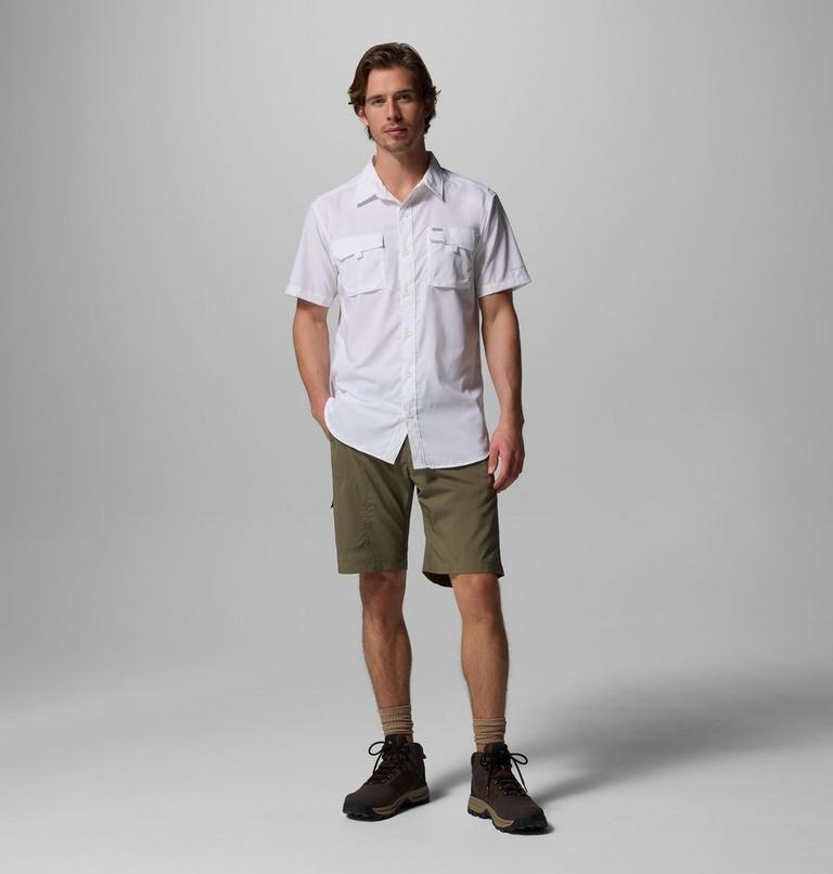 Men's Silver Ridge Utility Hiking Shorts, Color: Stone Green, image 2