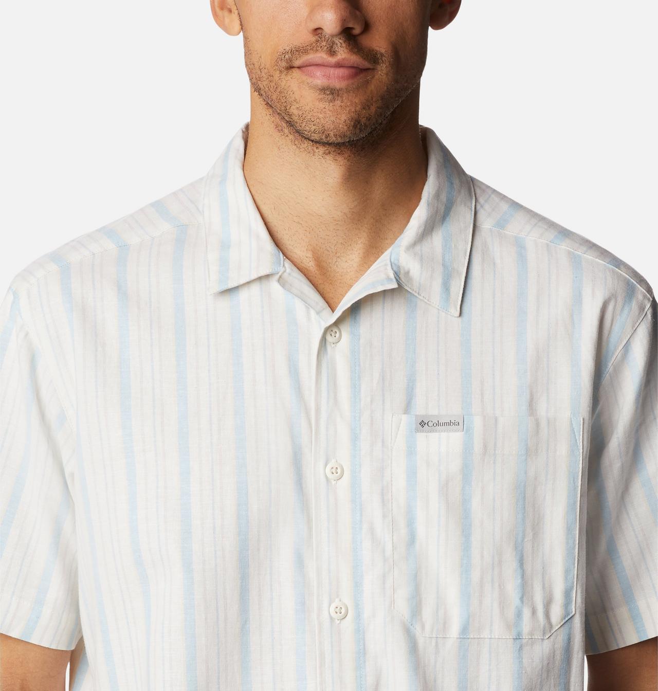 Men's Sage Springs™ Linen Short Sleeve Shirt 4