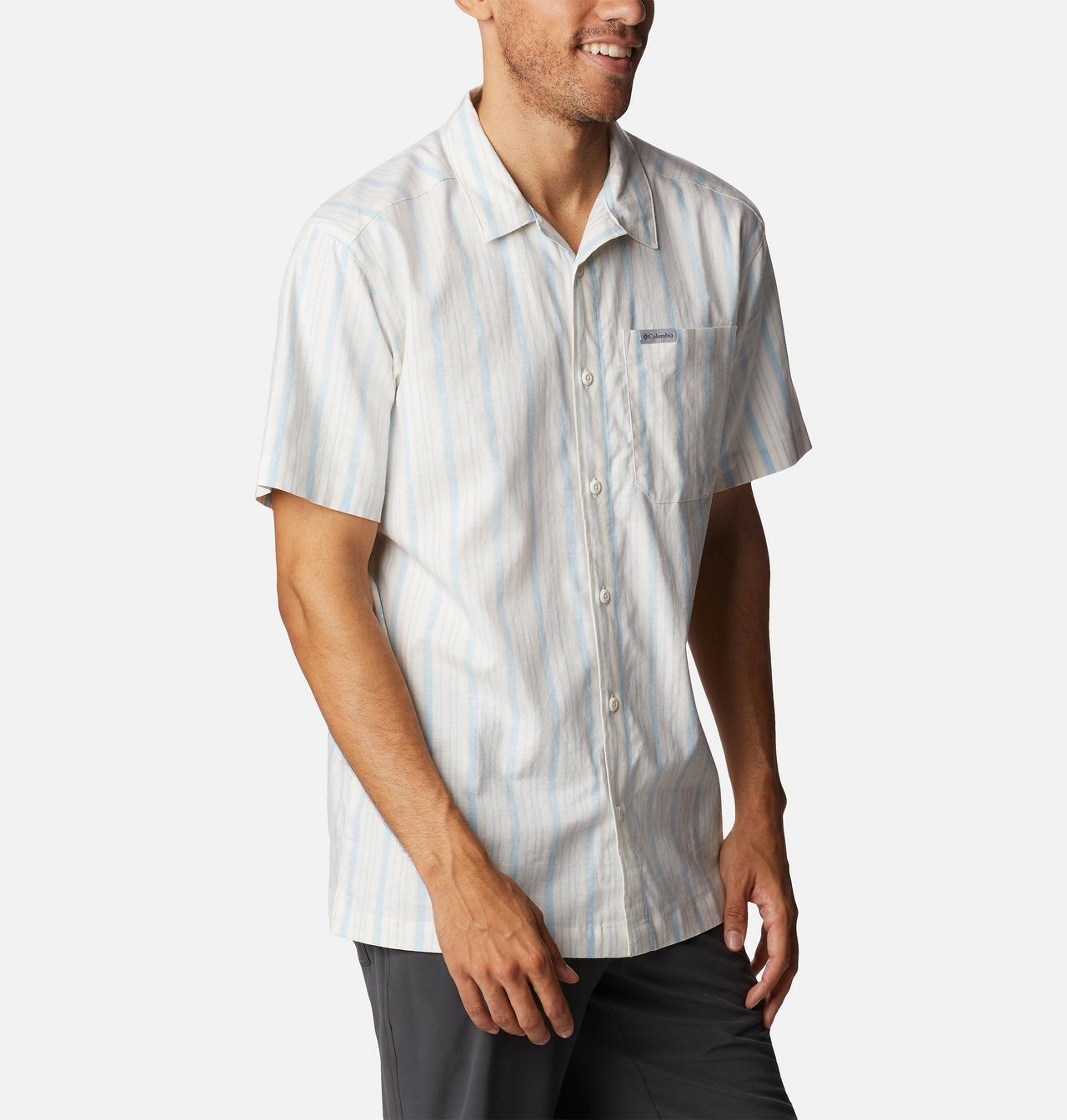 Men's Sage Springs™ Linen Short Sleeve Shirt 5