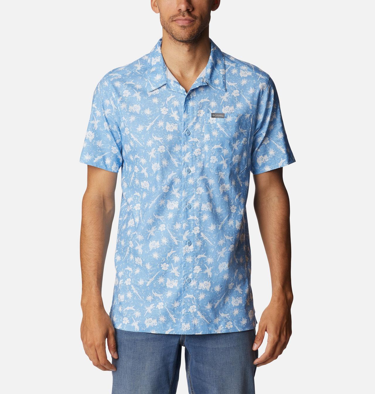 Men's Sage Springs™ Linen Short Sleeve Shirt 1