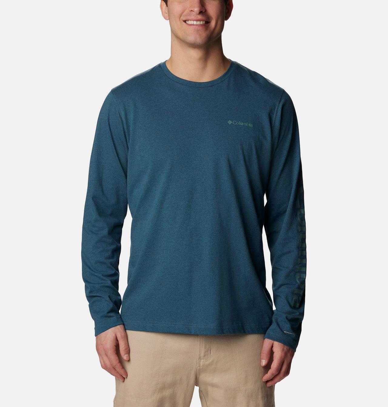 Men's Thistletown Hills™ Long Sleeve Logo T-Shirt - Tall 1
