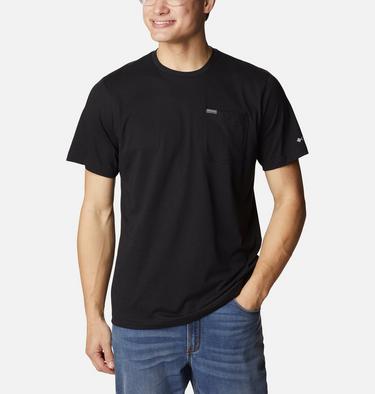 Men's Thistletown Hills Pocket Technical T-Shirt, Color: Black, image 1