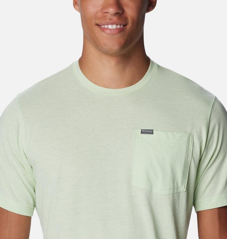 Men's Thistletown Hills Pocket Technical T-Shirt, Color: Sage Leaf Heather, image 4