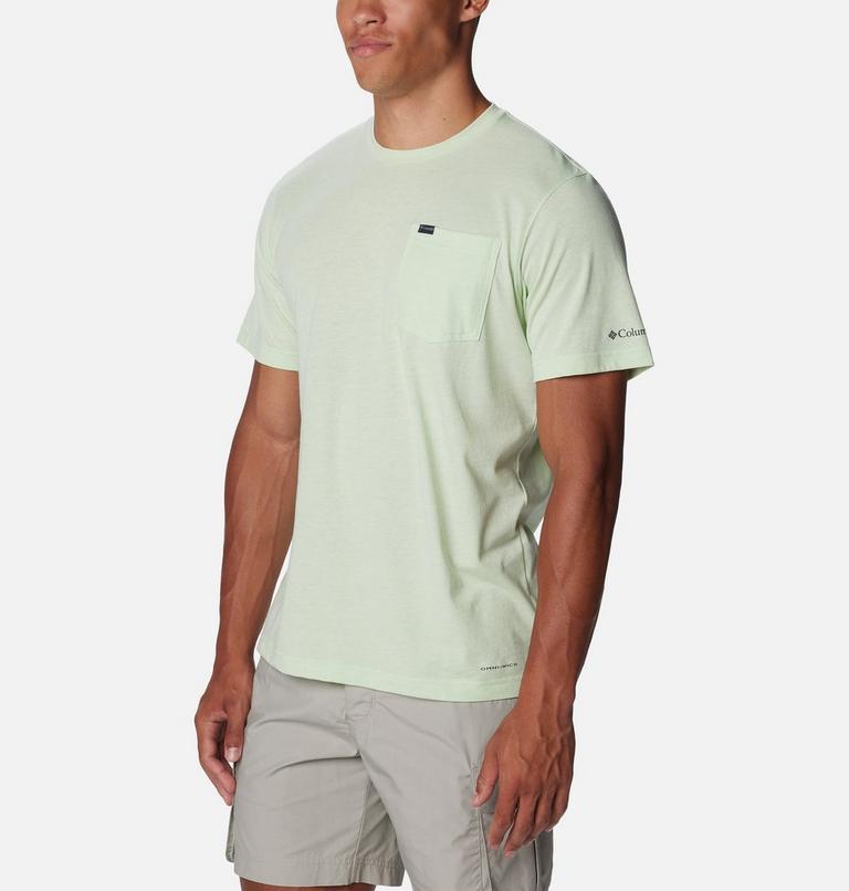 Men's Thistletown Hills Pocket Technical T-Shirt, Color: Sage Leaf Heather, image 5