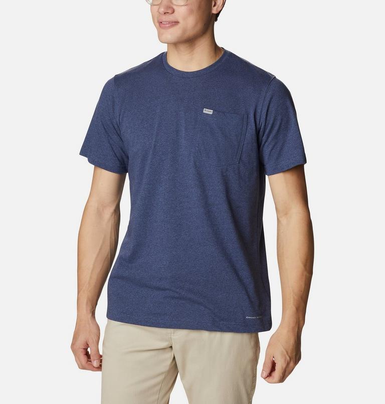 Men's Thistletown Hills Pocket Technical T-Shirt, Color: Dark Mountain Heather, image 5