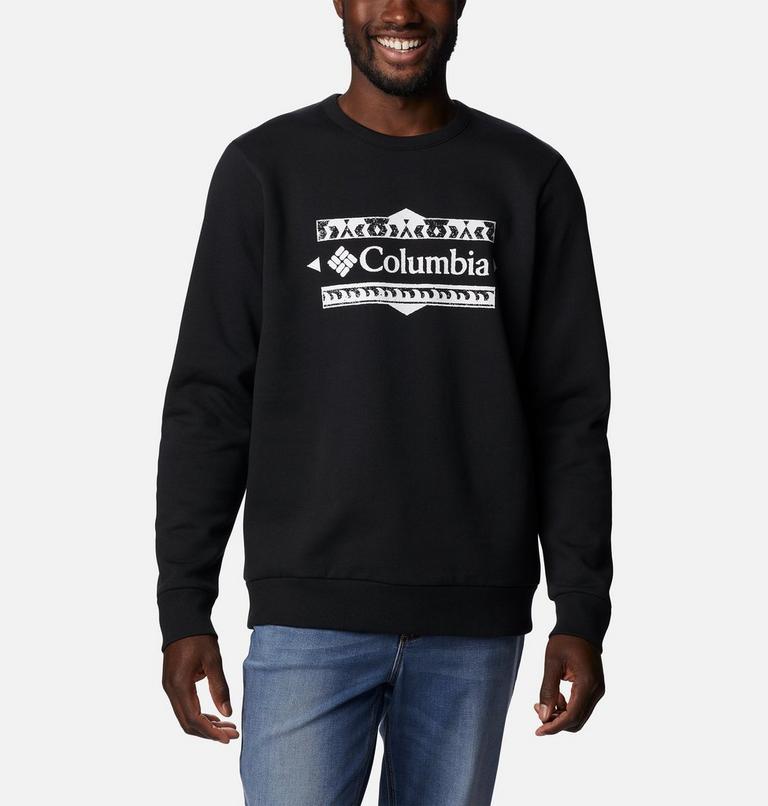 Men's Tumalo Creek Sweatshirt, Color: Black, Bordered CSC, image 1