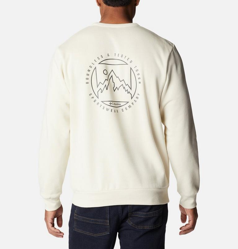 Men's Tumalo Creek Sweatshirt, Color: Chalk, Boundless Graphic, image 2