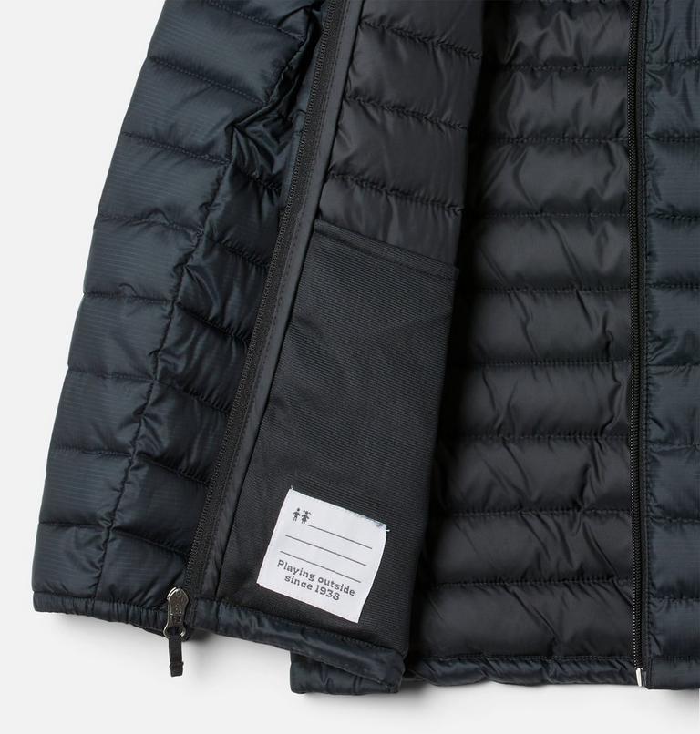 Boy's Silver Falls Insulated Hooded Jacket, Color: Black, image 3