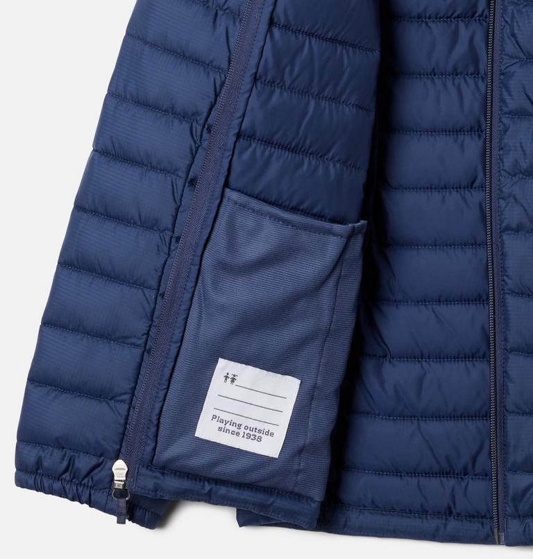 Girl's Silver Falls Insulated Hooded Jacket, Color: Nocturnal, image 3