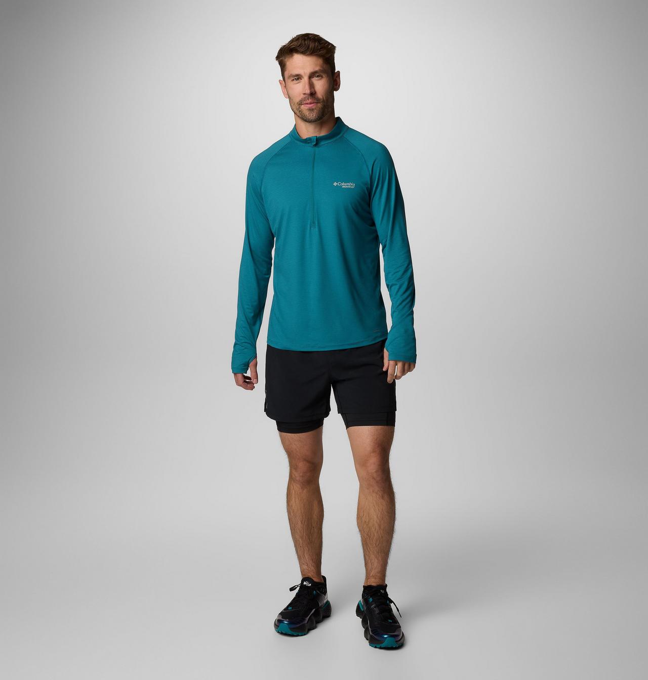 Men's Endless Trail™ Half Zip Mesh Long Sleeve Shirt | 364 | L 2