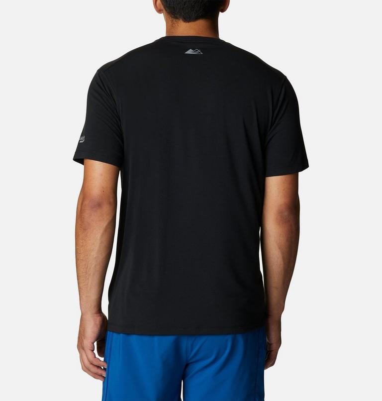 Men's Endless Trail Running Technical T-shirt, Color: Black, image 2