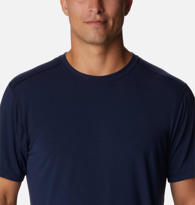 Men's Endless Trail Running Technical T-shirt, Color: Collegiate Navy, image 4