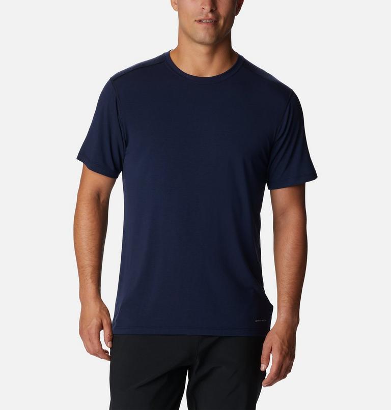 Men's Endless Trail Running Technical T-shirt, Color: Collegiate Navy, image 1