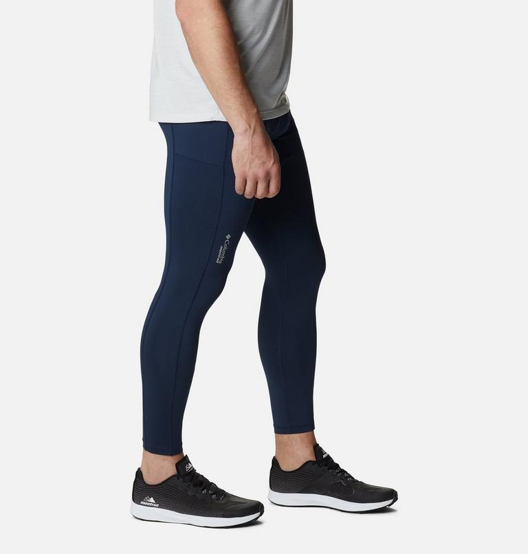 Men's Endless Trail Running Tight, Color: Collegiate Navy, image 3