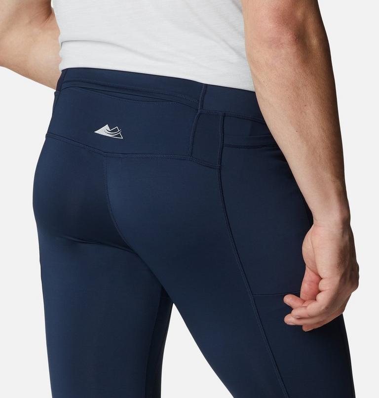 Men's Endless Trail Running Tight, Color: Collegiate Navy, image 5