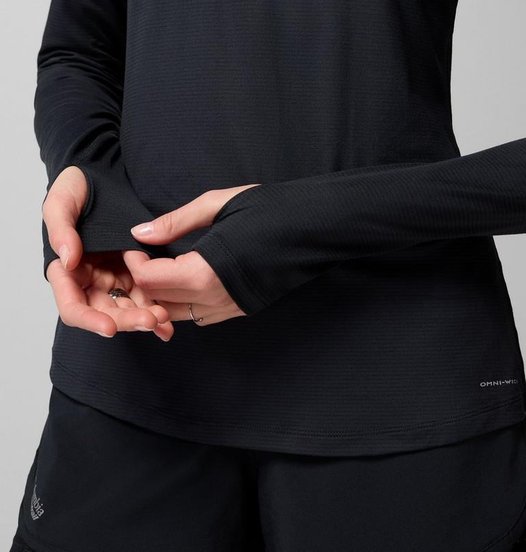 Women's Endless Trail Running Long Sleeve T-Shirt, Color: Black, image 6