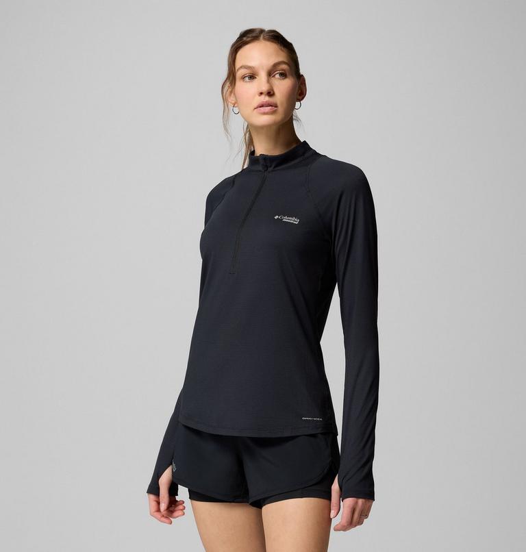 Women's Endless Trail Running Long Sleeve T-Shirt, Color: Black, image 1