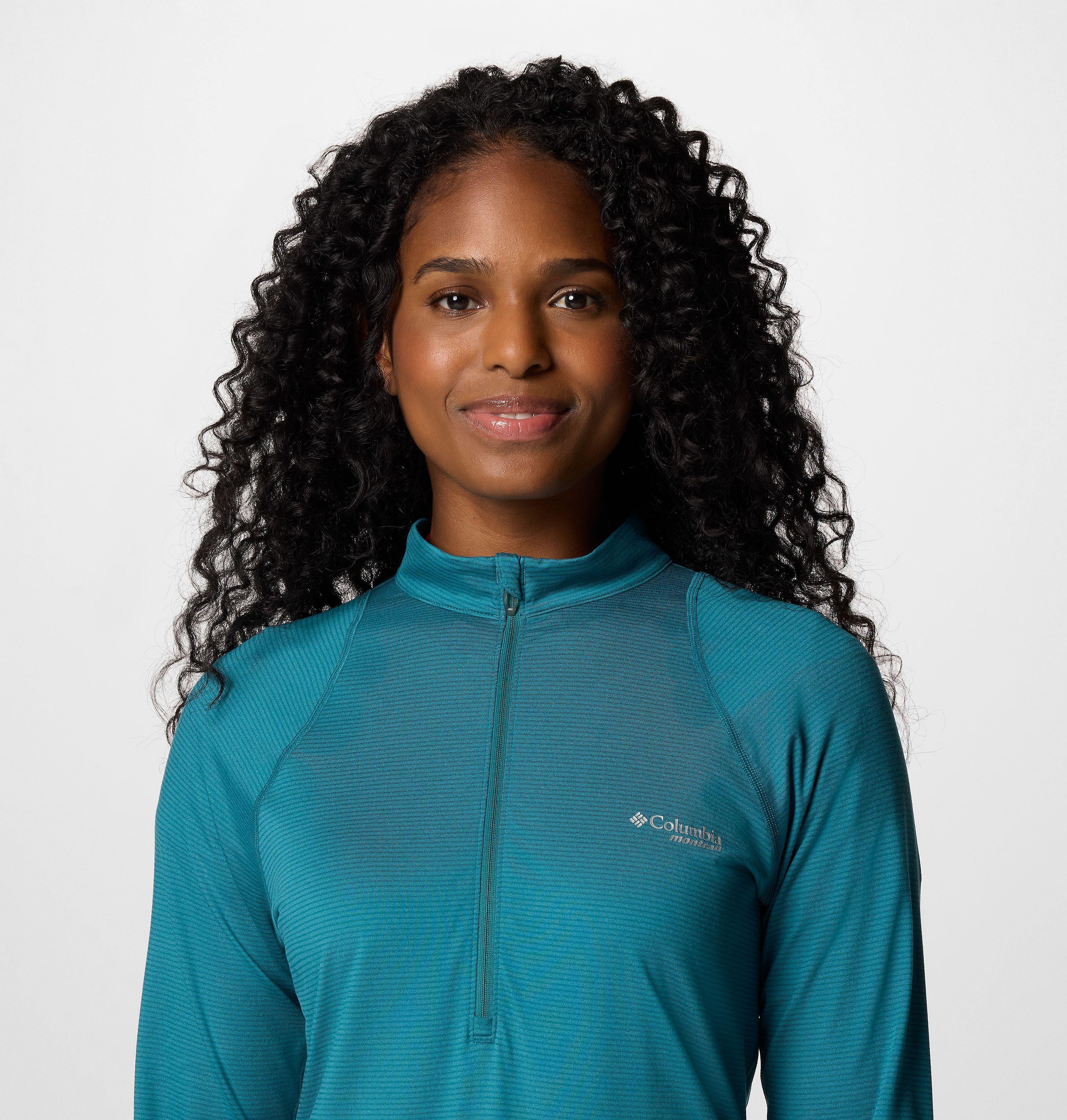 Women's Endless Trail Half Zip Mesh Long Sleeve Shirt | Columbia