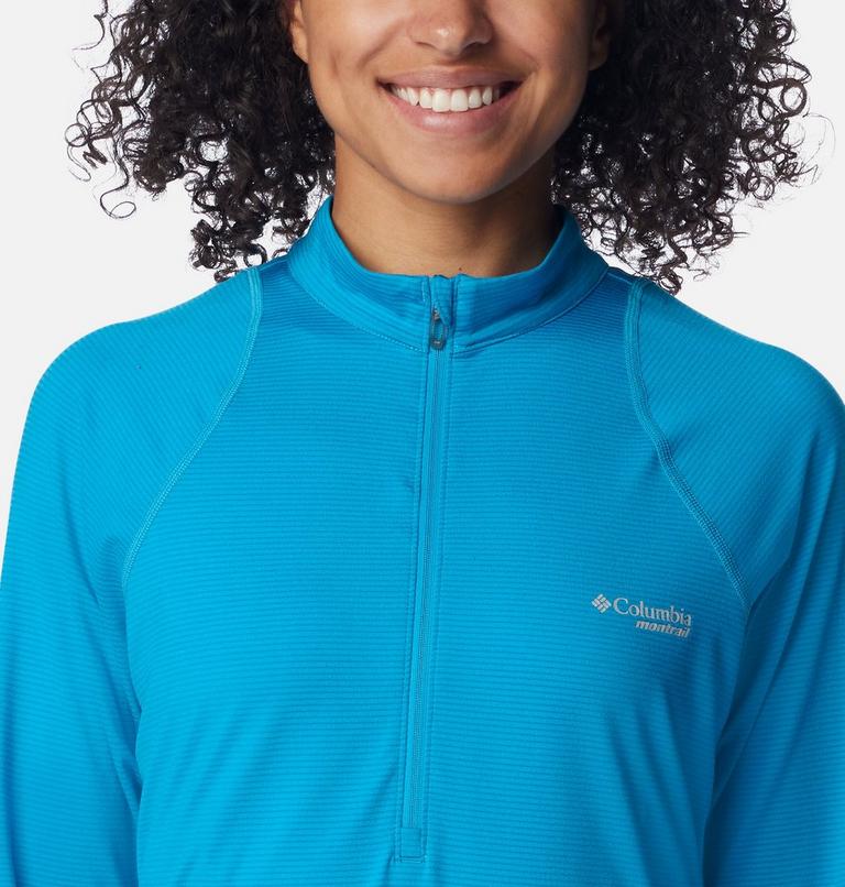 Women's Endless Trail Running Long Sleeve T-Shirt, Color: Ocean Blue, image 4