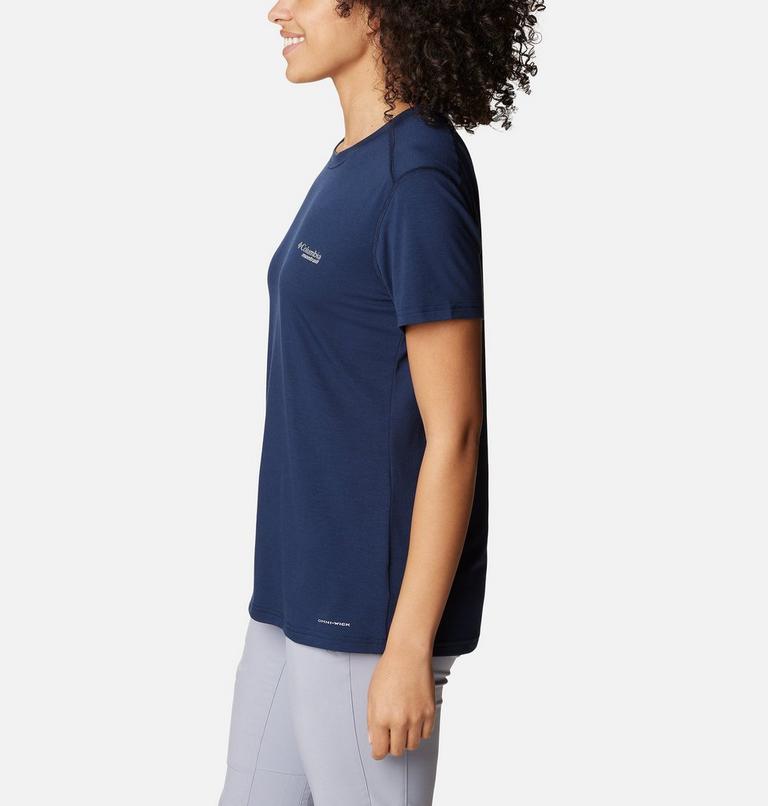 W Endless Trail Running Tech Tee | 464 | M, Color: Collegiate Navy, image 3