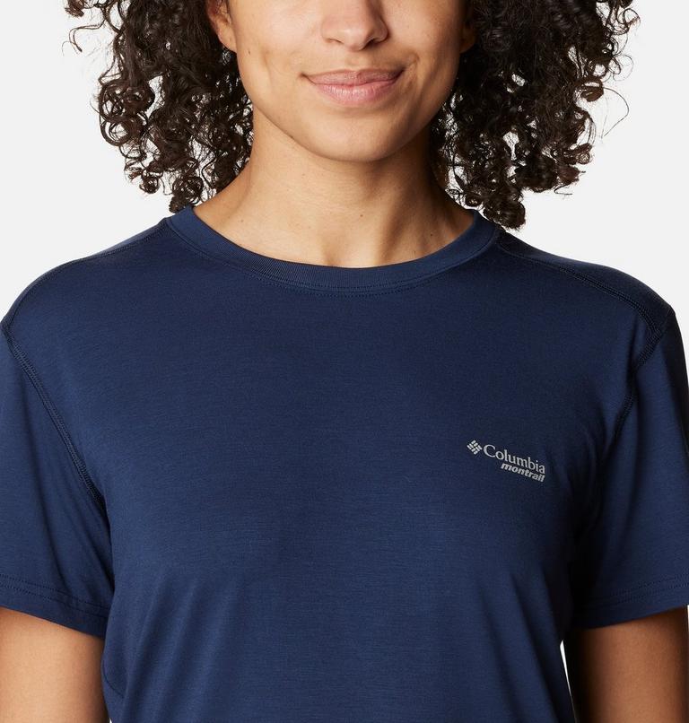 W Endless Trail Running Tech Tee | 464 | M, Color: Collegiate Navy, image 4