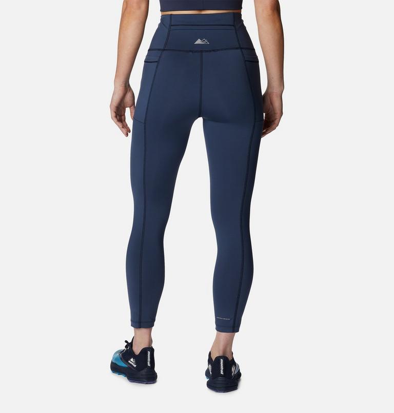 Women's Endless Trail Running 7/8 Leggings, Color: Collegiate Navy, image 2