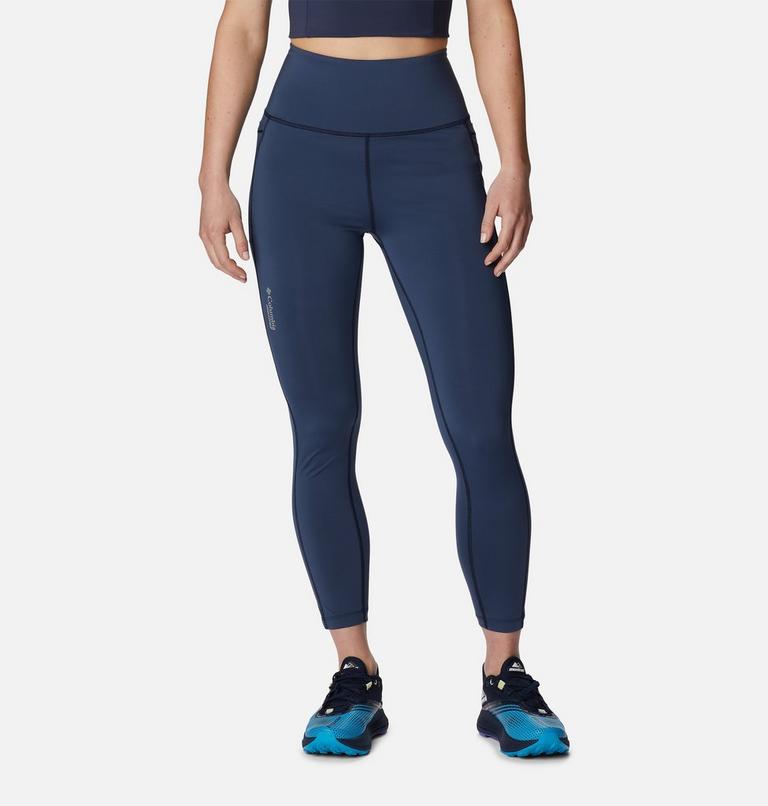 Women's Endless Trail Running 7/8 Leggings, Color: Collegiate Navy, image 1
