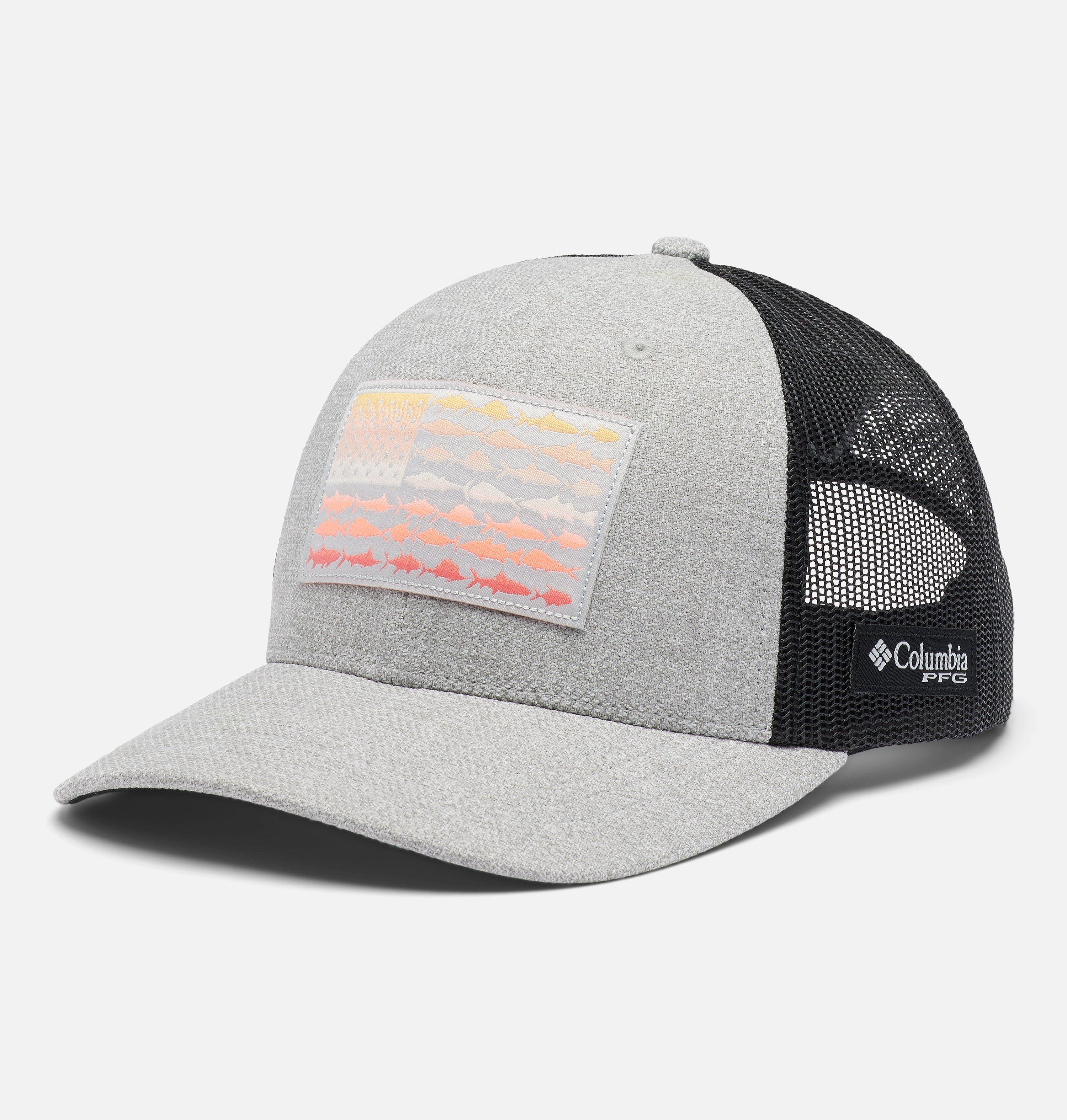 Women’s PFG Fish Flag Snapback Hat 1