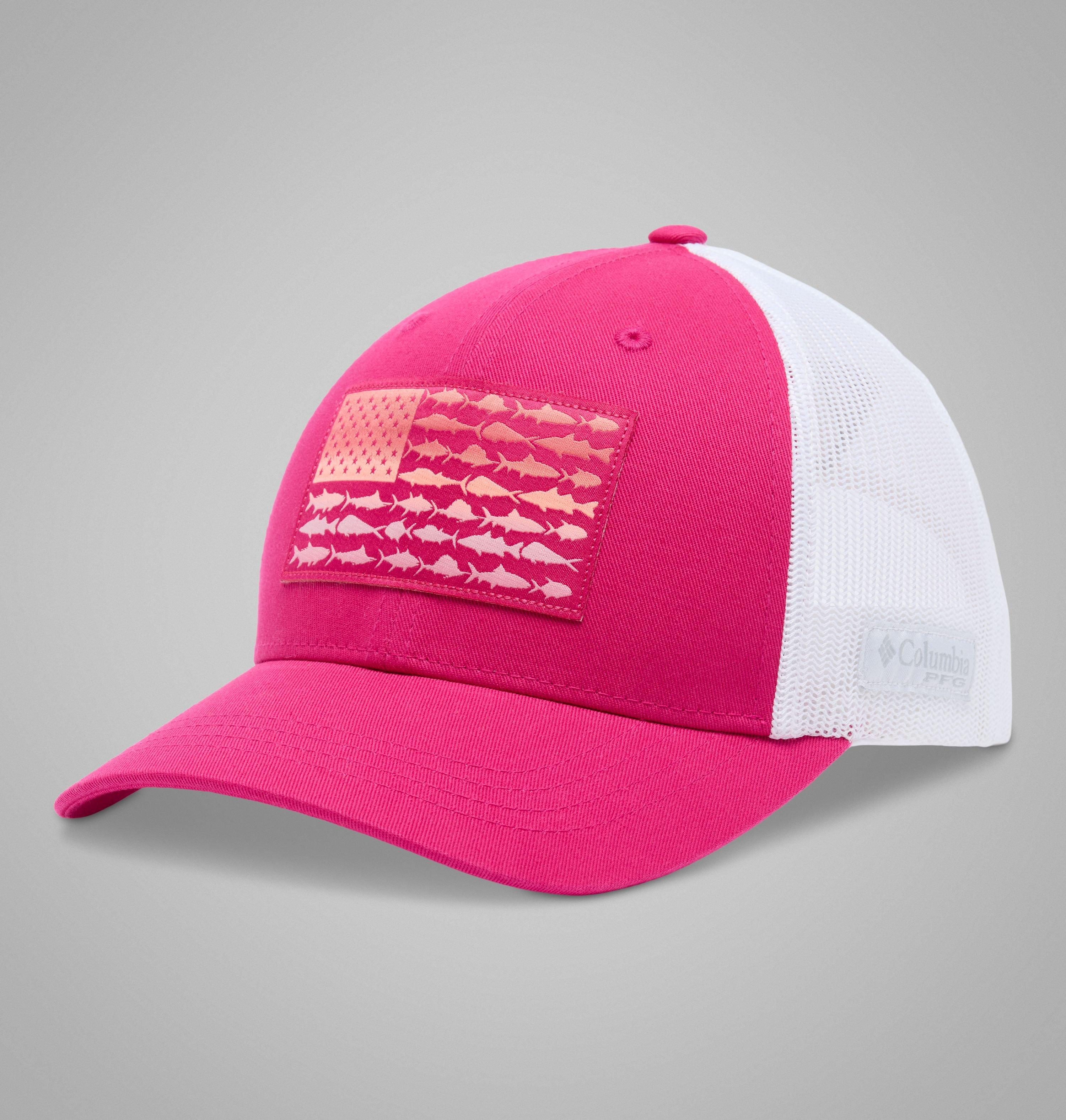Columbia Women s PFG Fish Flag Snapback Hat-