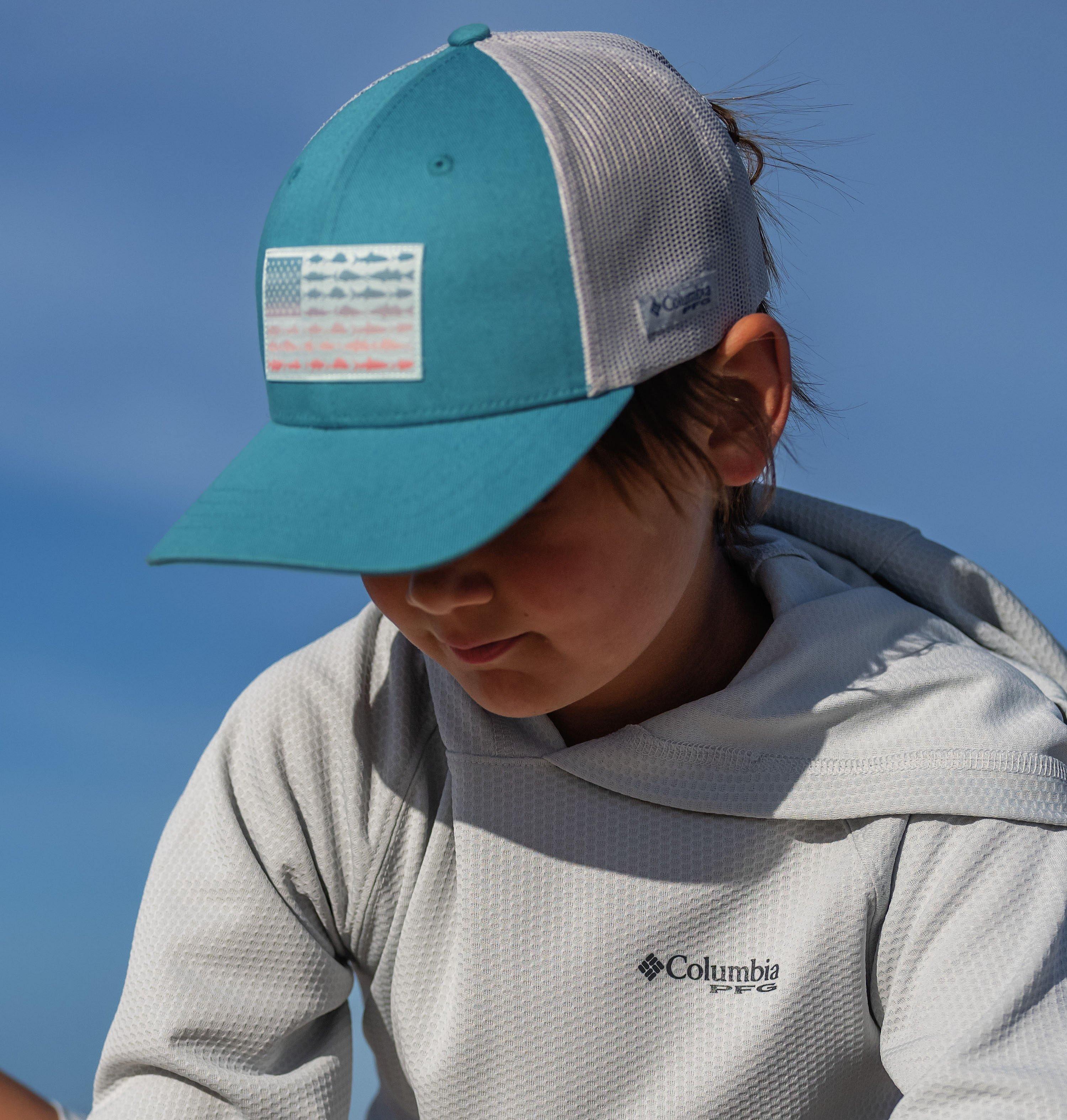 Kids’ PFG Fish Flag Snapback Cap 3