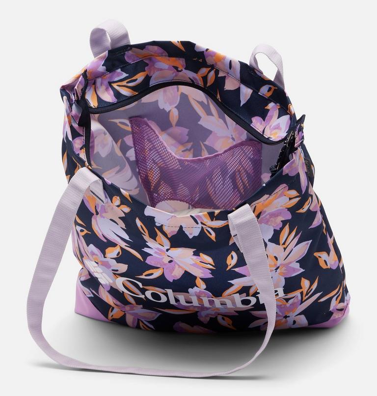 Zigzag Tote | 472 | O/S, Color: Dark Nocturnal Poinsettia, image 3