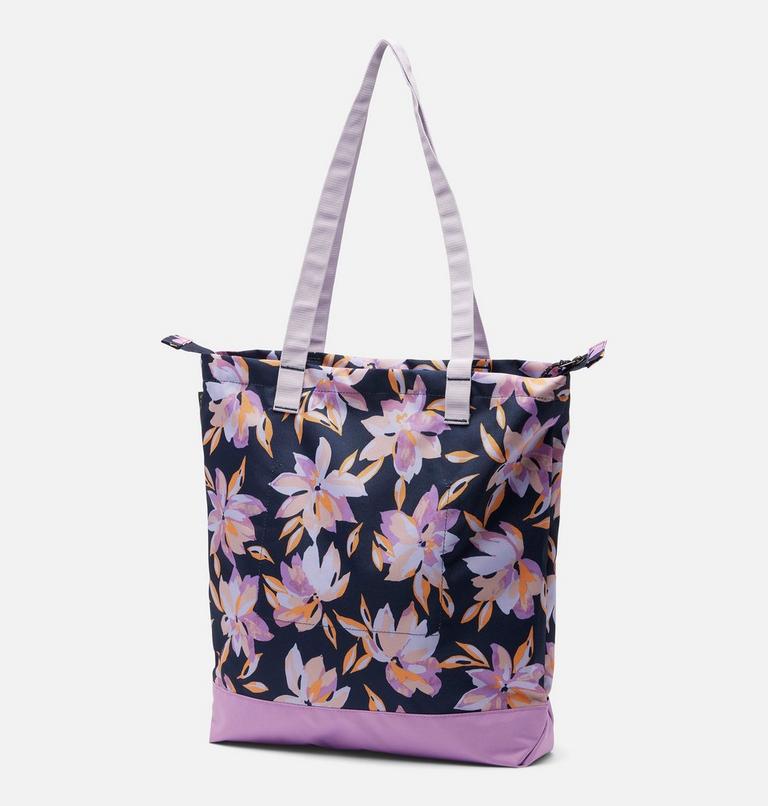 Zigzag Tote | 472 | O/S, Color: Dark Nocturnal Poinsettia, image 2