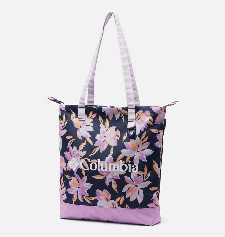 Zigzag Tote | 472 | O/S, Color: Dark Nocturnal Poinsettia, image 1