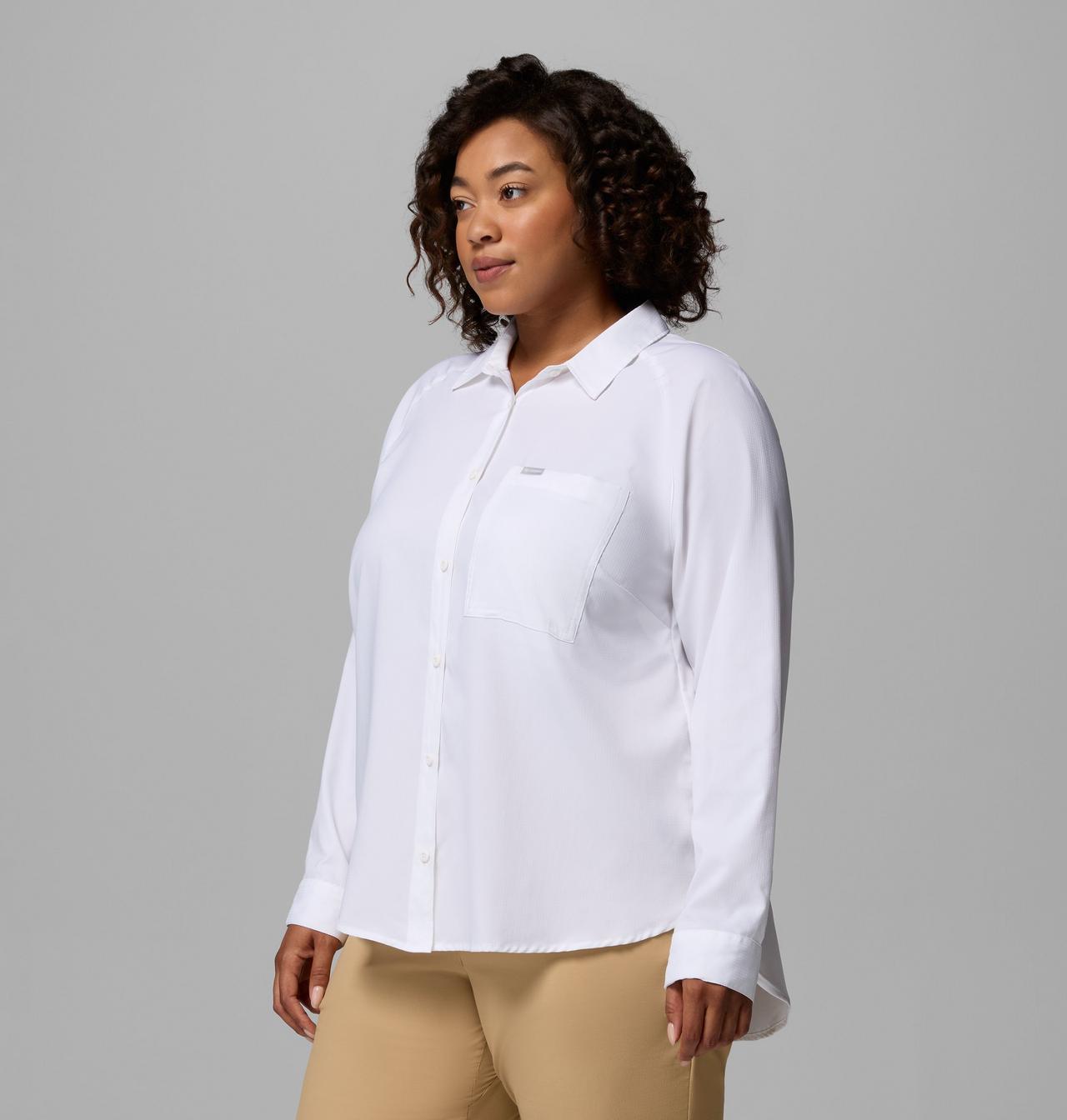 Women’s Anytime Lite™ Long Sleeve Shirt - Plus Size | 100 | 3X 3