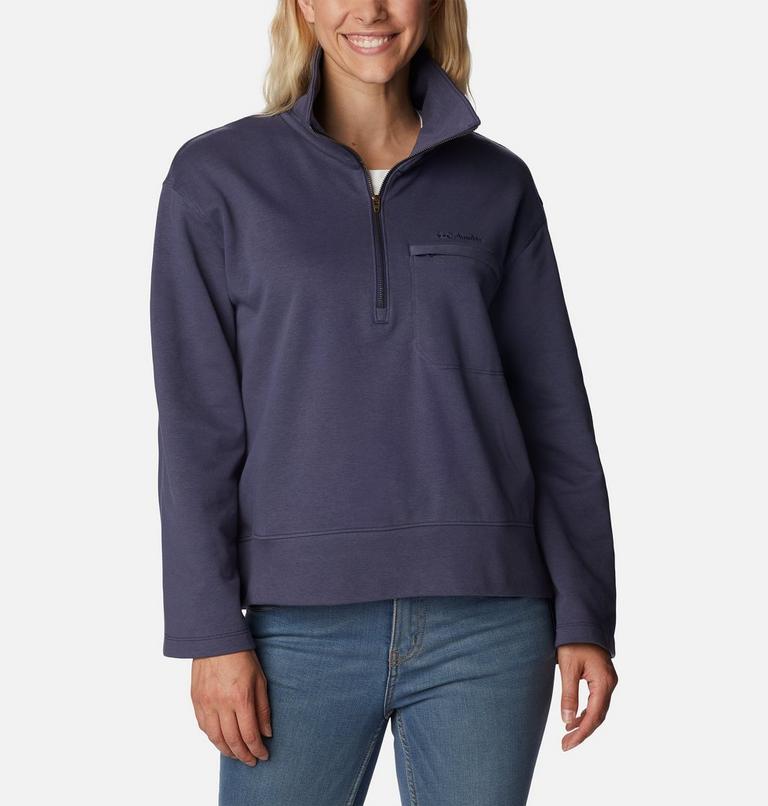 Columbia Lodge French Terry Pullover | 466 | M, Color: Nocturnal, Dark Nocturnal Logo, image 1