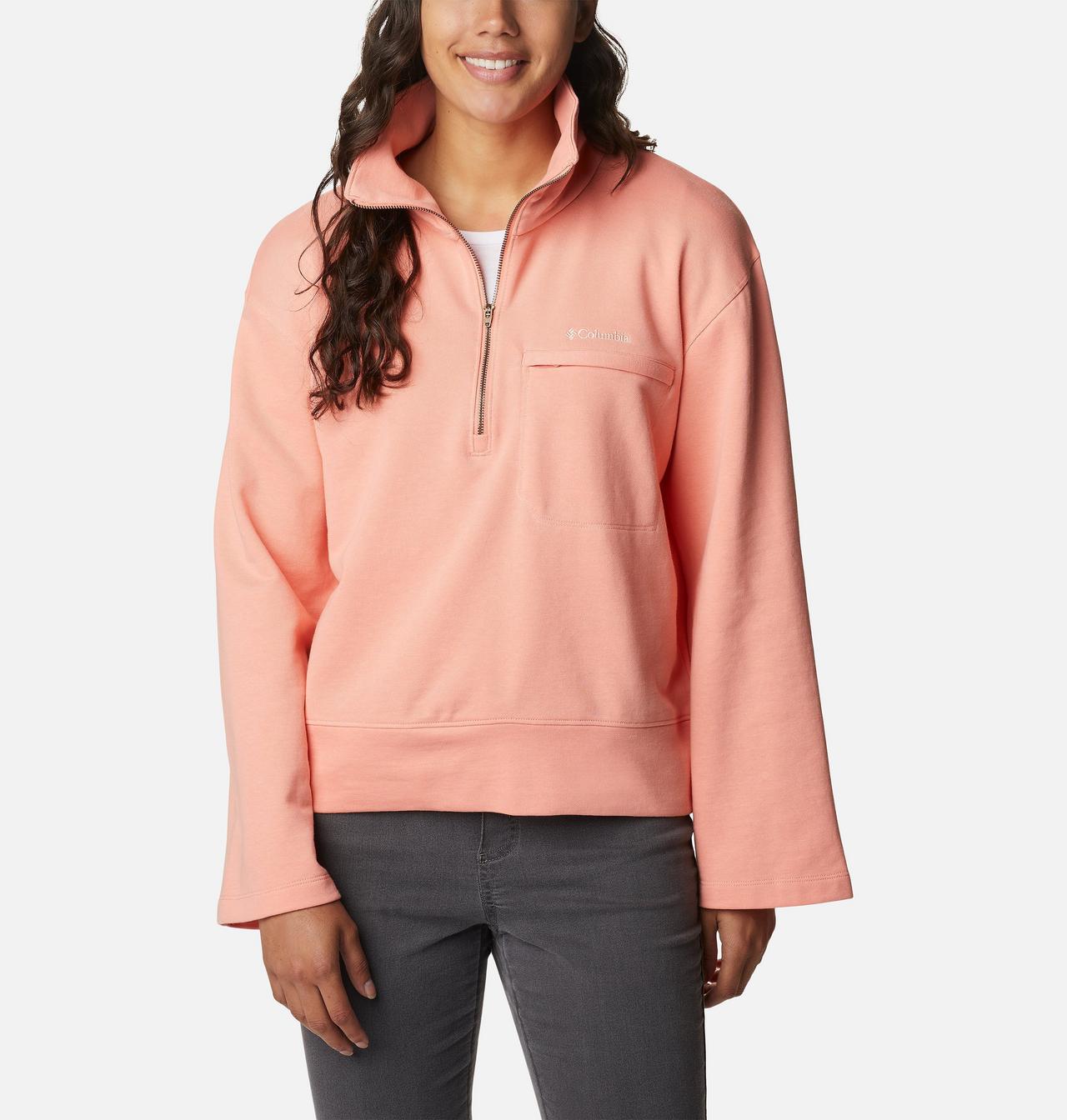 Women's Columbia Lodge™ French Terry Pullover 1
