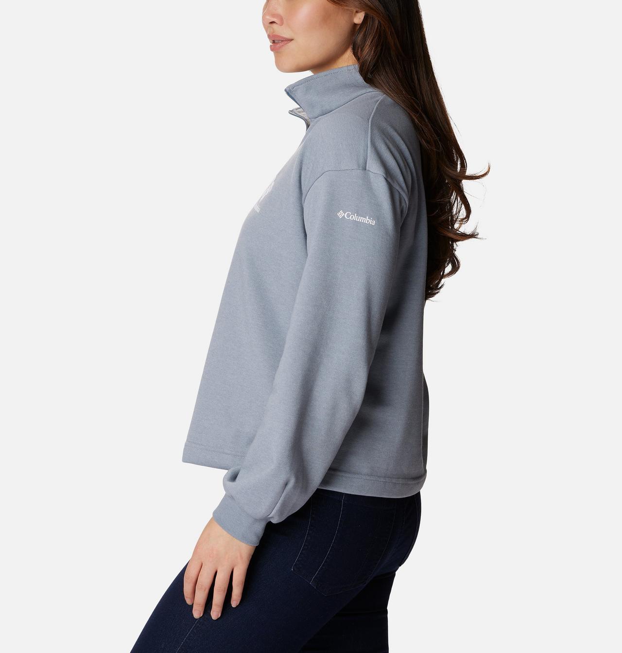 Women's Columbia Logo™ French Terry Half Zip Pullover 3