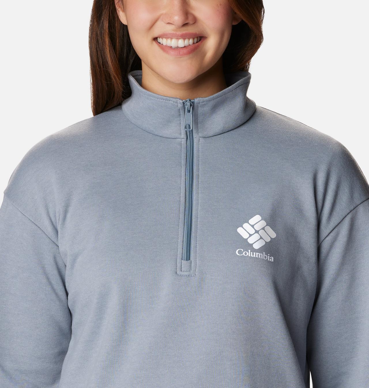 Women's Columbia Logo™ French Terry Half Zip Pullover 4