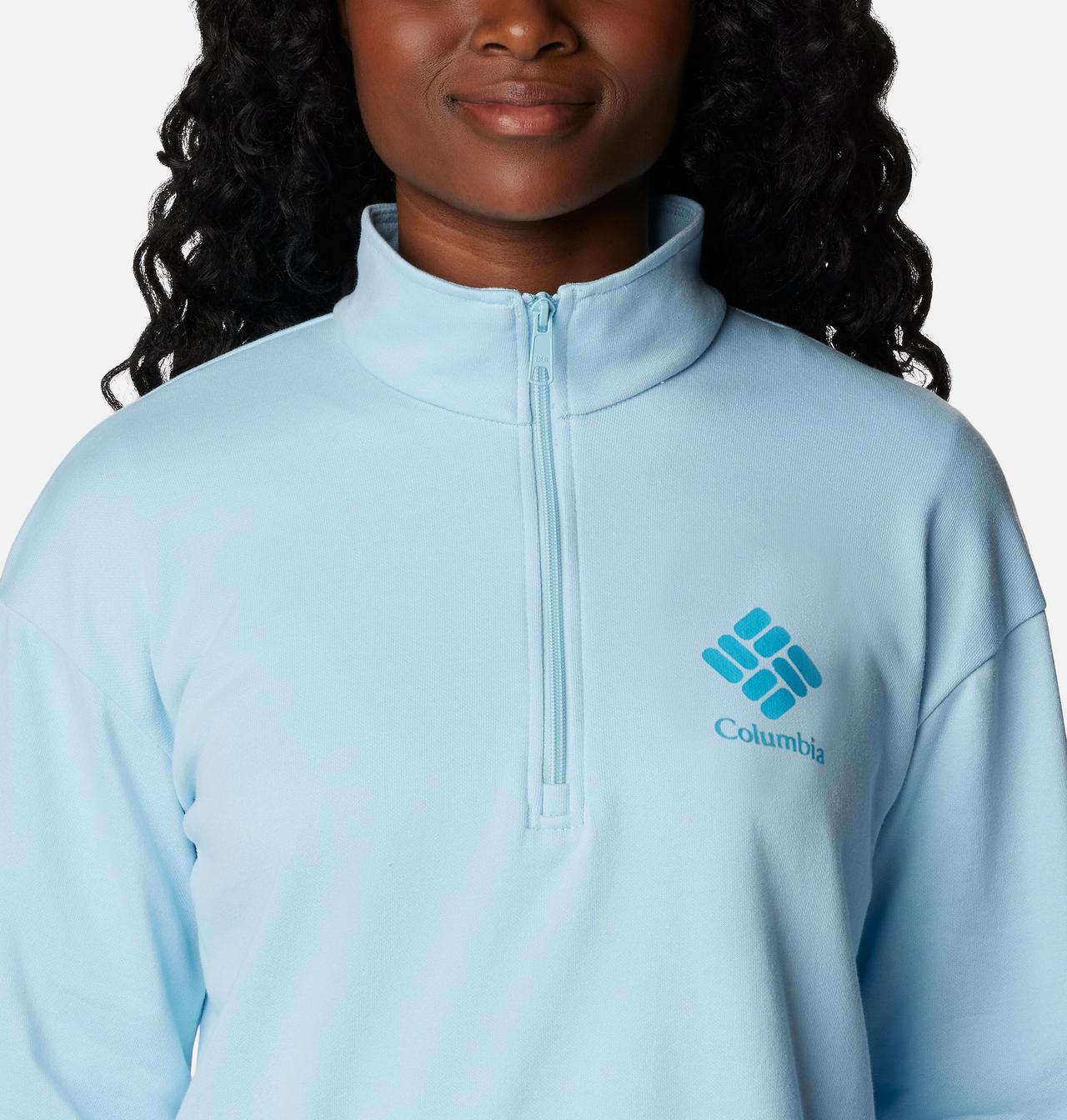 Women's Columbia Logo™ French Terry Half Zip Pullover 3