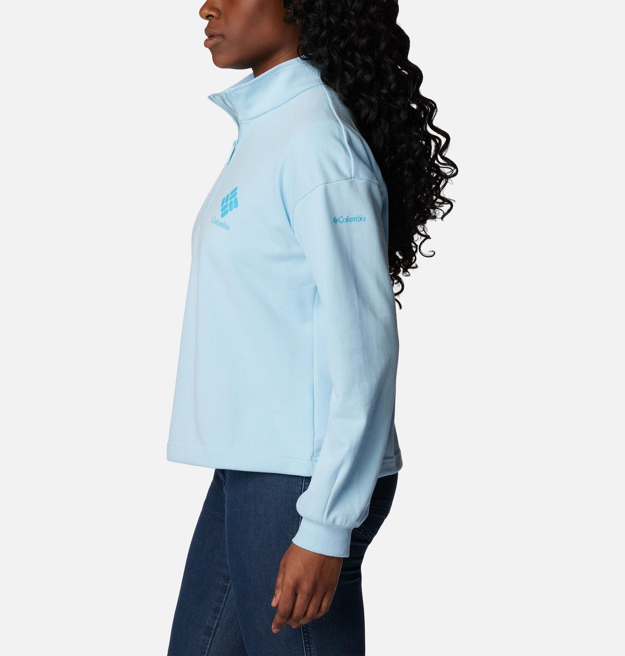 Women's Columbia Logo™ French Terry Half Zip Pullover 4