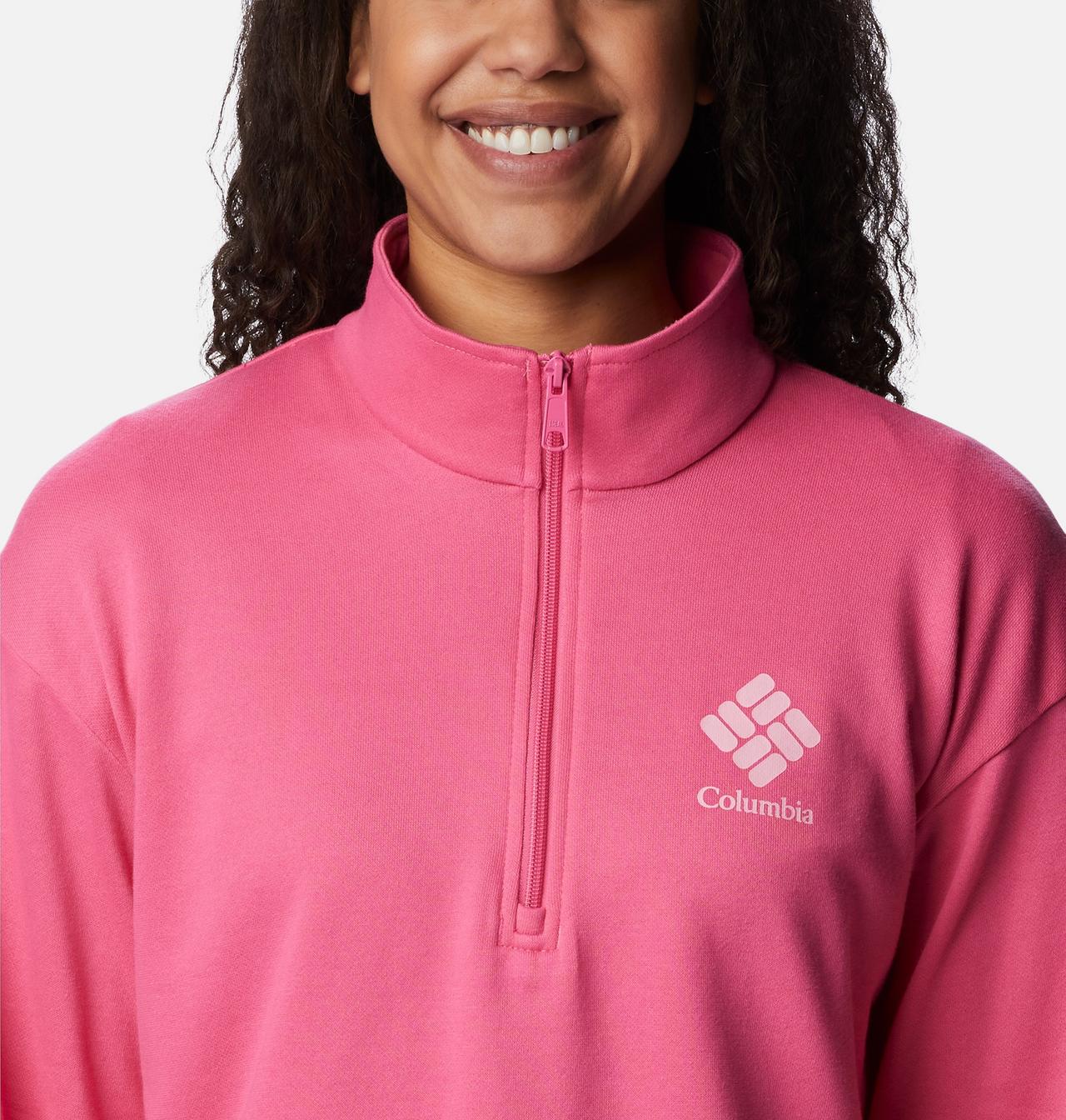 Columbia Logo™ French Terry 1/2 Zip | 656 | L 4