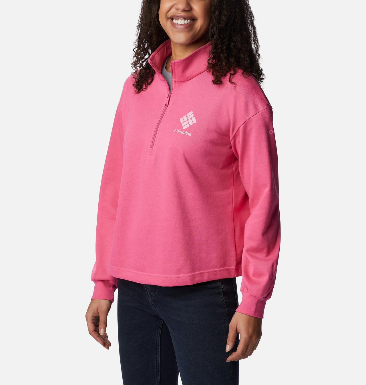 Columbia Logo™ French Terry 1/2 Zip | 656 | L 5