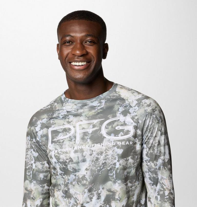 Men's Super Terminal Tackle Vent Long Sleeve T-Shirt, Color: Cypress Seamoss, image 4