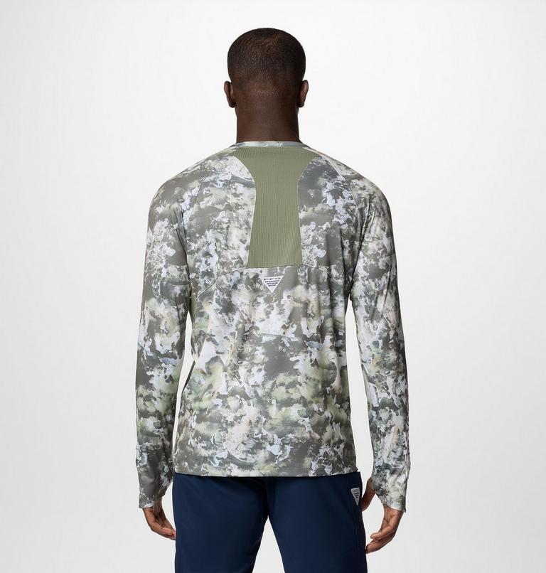 Men's Super Terminal Tackle Vent Long Sleeve T-Shirt, Color: Cypress Seamoss, image 2