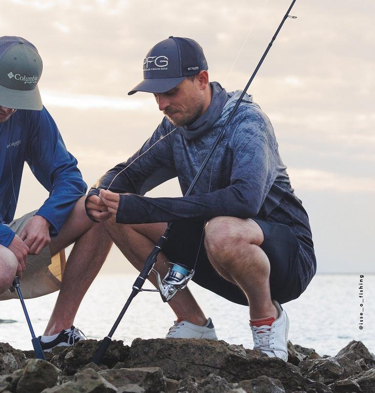 PFG Super Terminal Tackle belüfteter Hoodie für Männer, Color: Black PFG Camo Gradient, image 9