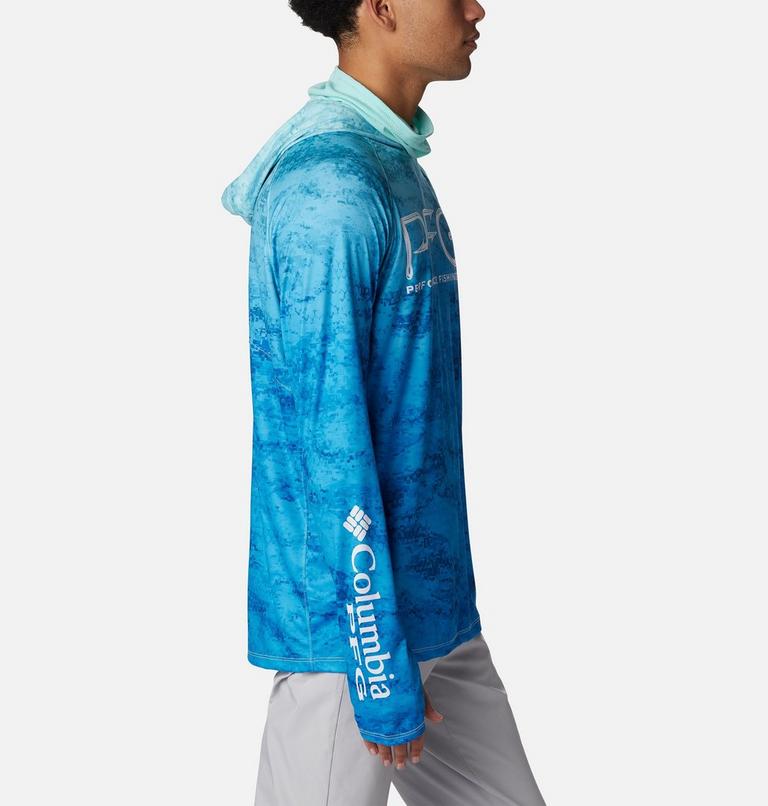 Super Terminal Tackle Vent Hoodie | 499 | XS, Color: Gulf Stream PFG Camo Gradient, image 3