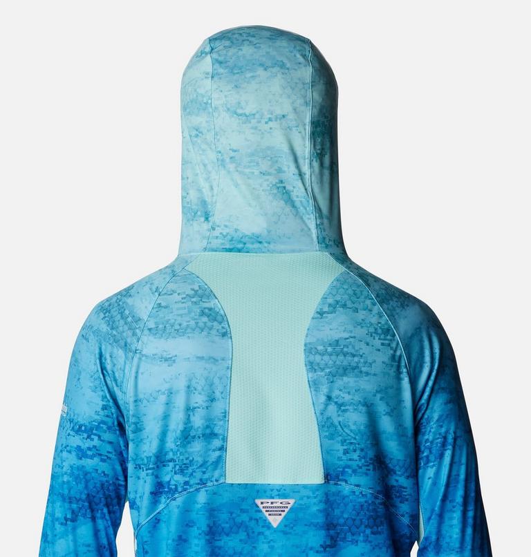 Super Terminal Tackle Vent Hoodie | 499 | XS, Color: Gulf Stream PFG Camo Gradient, image 5