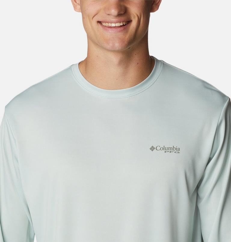 Chemise Columbia PFG On The Line (Manches Longues, Verte, Taille L) - Pêche Et Plein Air